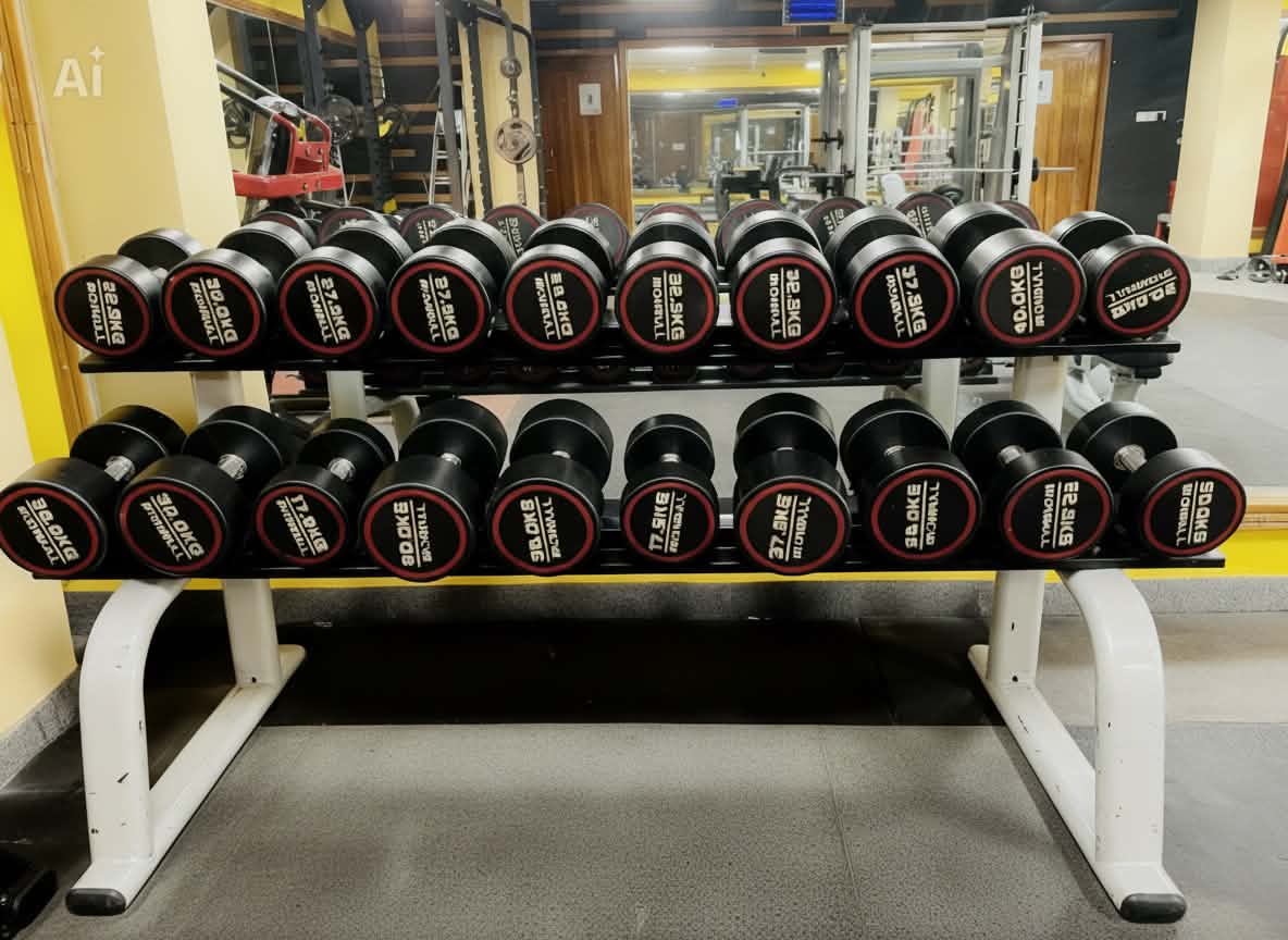 Golden Gym Uttara — Premium Dumbbell Rack